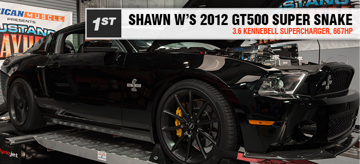 1st Place - Shawn W - 2012 GT500 Super Snake