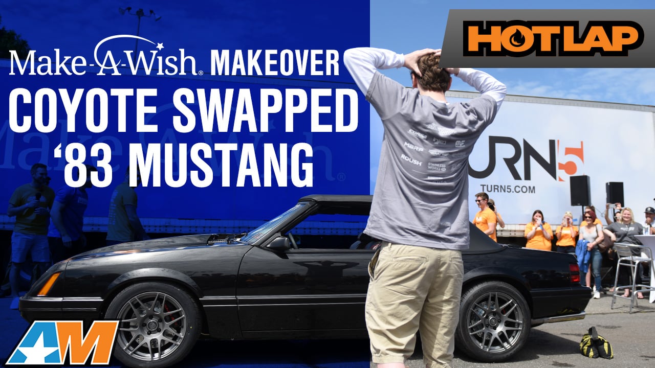 1983 Foxbody Mustang Gets Coyote Swapped and Restored For Make A Wish - Hot Lap