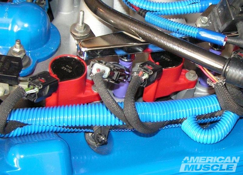 MSD Blaster coil pack upgrade for 1999-2004 Mustang GT delivering higher spark energy under boost