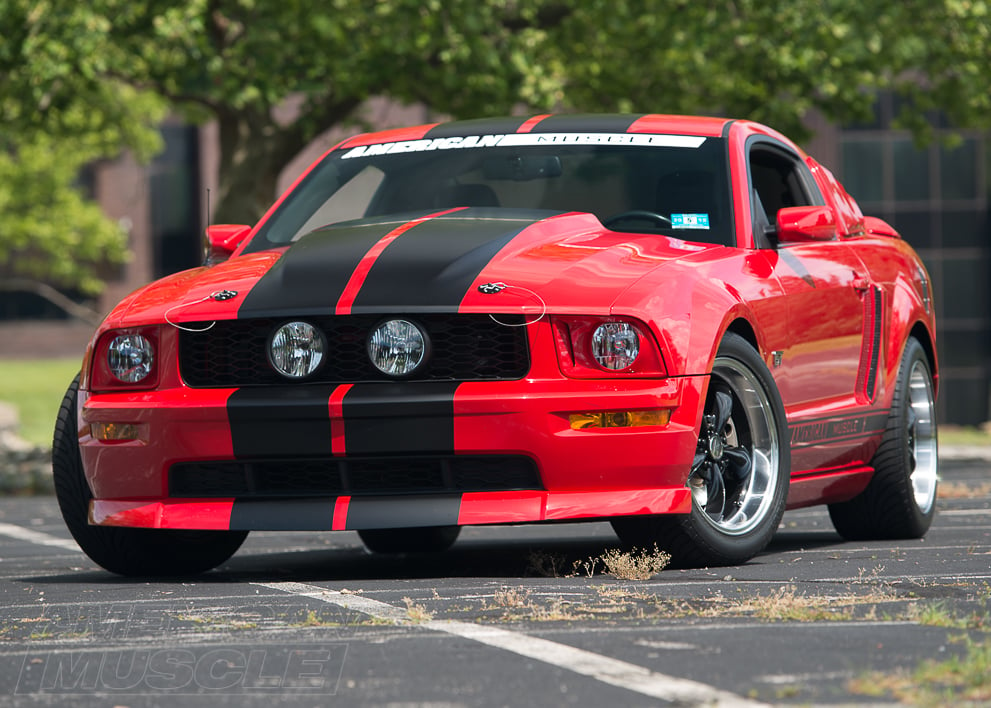 2007 GT Mustang with an Aftermarket Hood and Wheels