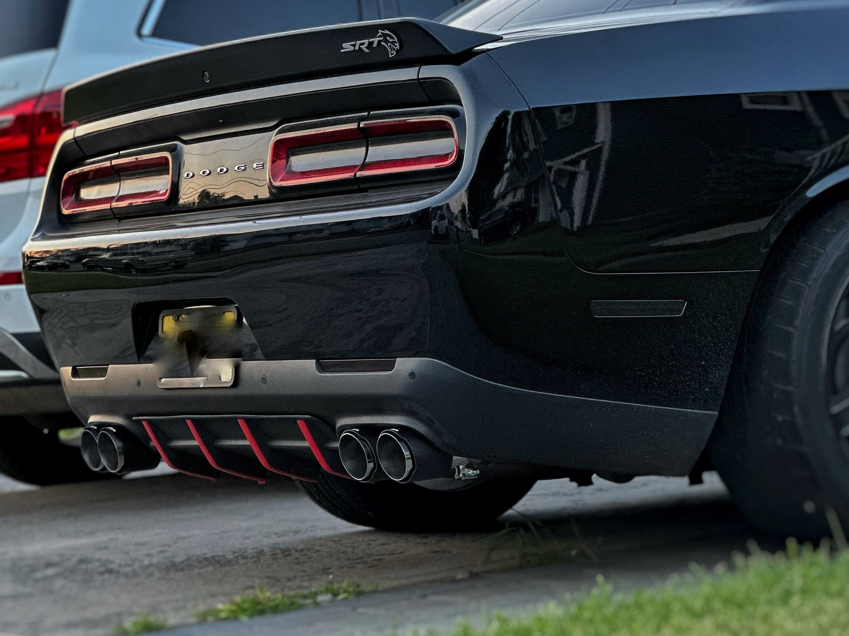 MBRP Angled Cut Dual Round Exhaust Tip Dodge Challenger