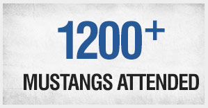 1200+ Mustangs Attended