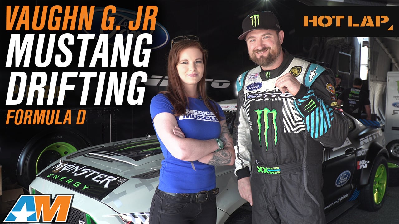 Mustang Drifting With Vaughn Gittin JR At Formula Drift - Hot Lap