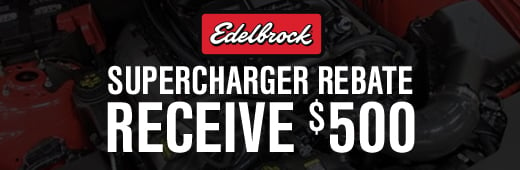 Edelbrock Supercharger Rebate