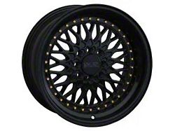 536 Black with Gold Rivets Wheel; 17x9; 25mm Offset (05-09 Mustang GT, V6)