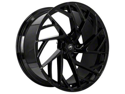 565 Flat Black with Gloss Black Lip Wheel; 18x8.5; 20mm Offset (05-09 Mustang)