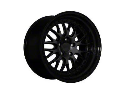 570 Flat Black with Gloss Black Lip Wheel; 18x9.5; 20mm Offset (05-09 Mustang)