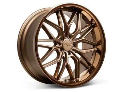 586 Flat Bronze with Stainless Bronze Lip Wheel; 20x9.5; 35mm Offset (05-09 Mustang)