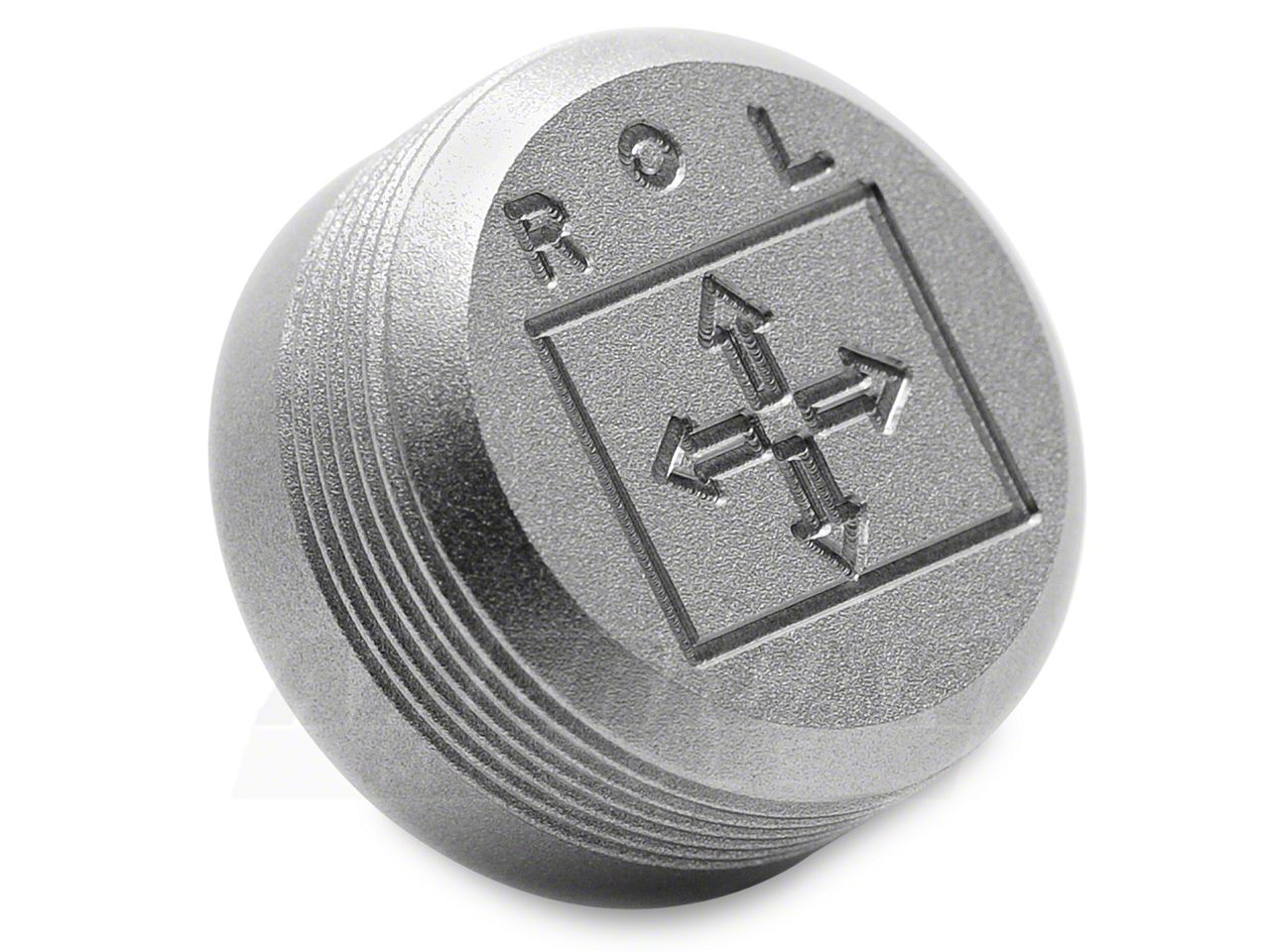 SHR Mustang Mirror Control Knob; Satin S197-533-S (05-09