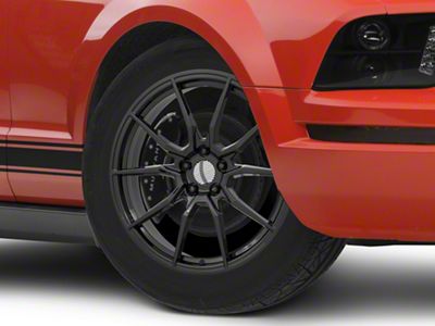 PR193 Gloss Black Wheel; 18x9; 30mm Offset (05-09 Mustang GT, V6)