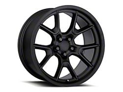 Anniversary Flow Form Replica Satin Black Wheel; Rear Only; 20x10; 22mm Offset (06-10 RWD Charger)