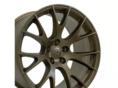 DG15 Bronze Wheel; 20x10; 18mm Offset (06-10 RWD Charger)