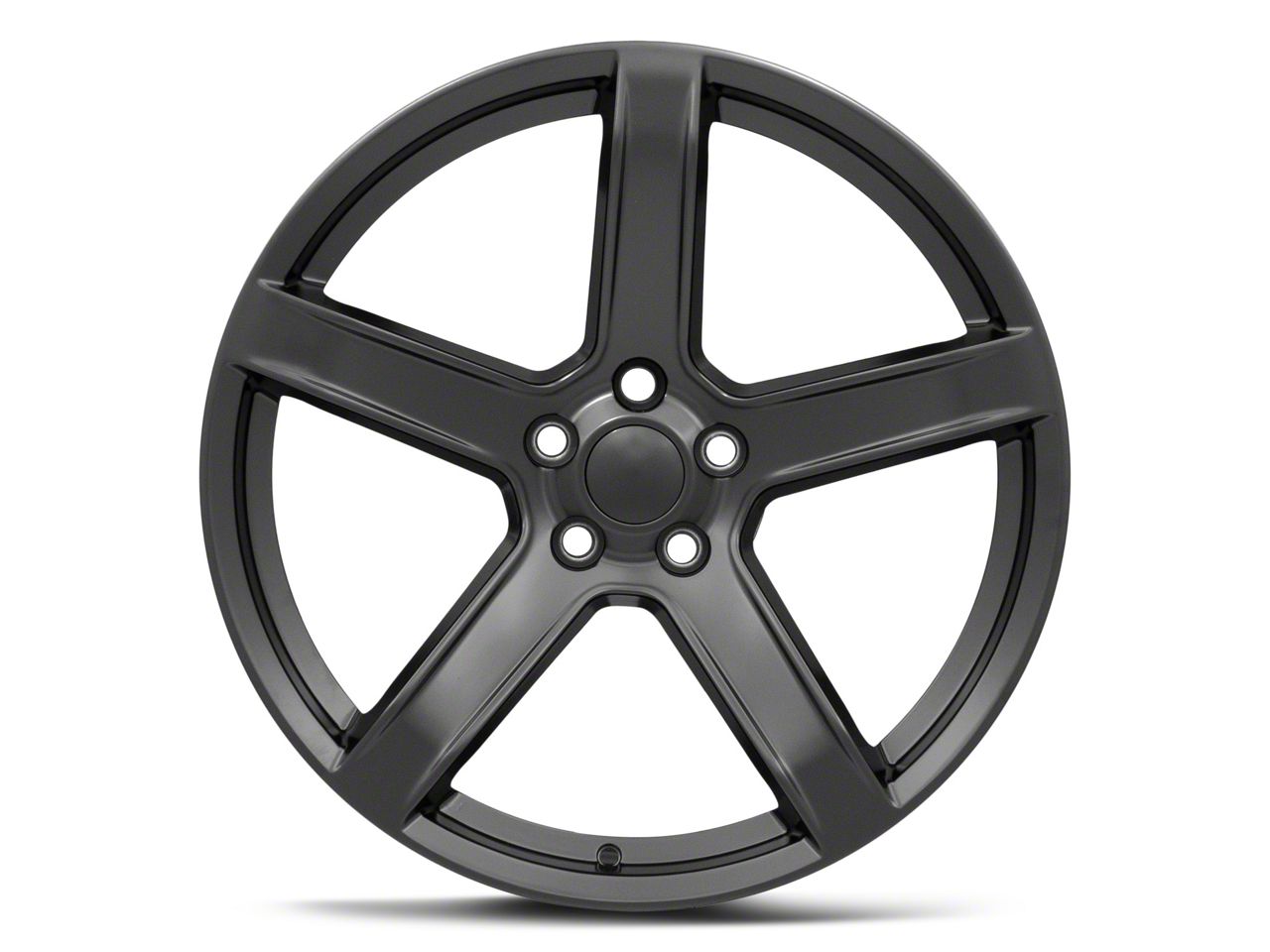 Charger Hellcat HC2 Replica Satin Black Wheel; 20x9.5; 15mm Offset