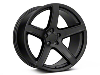 Hellcat HC2 Style Satin Black Wheel; Rear Only; 20x11; 22mm Offset (06-10 RWD Charger)