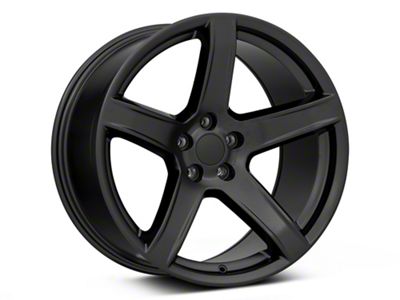 Hellcat HC2 Style Satin Black Wheel; Rear Only; 20x11 (06-10 RWD Charger)