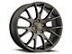 Hellcat Style Bronze Wheel; Rear Only; 20x10.5 (06-10 RWD Charger)