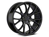 Hellcat Style Gloss Black Wheel; 20x9; 20mm Offset (06-10 RWD Charger)