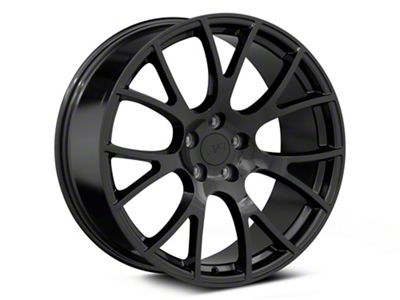 Hellcat Style Gloss Black Wheel; 20x9; 20mm Offset (06-10 RWD Charger)