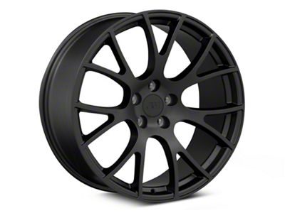 Hellcat Style Satin Black Wheel; 20x9 (06-10 RWD Charger)