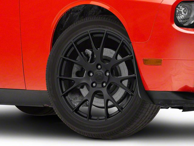 Hellcat Style Satin Black Wheel; 22x9 (06-10 RWD Charger)