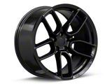 Hellcat Widebody Style Gloss Black Wheel; Rear Only; 20x10.5; -9mm Offset (06-10 RWD Charger)