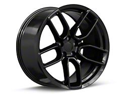 Hellcat Widebody Style Gloss Black Wheel; Rear Only; 20x10.5; 22mm Offset (06-10 RWD Charger)