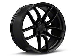 Hellcat Widebody Style Satin Black Wheel; Rear Only; 20x10.5 (06-10 RWD Charger)