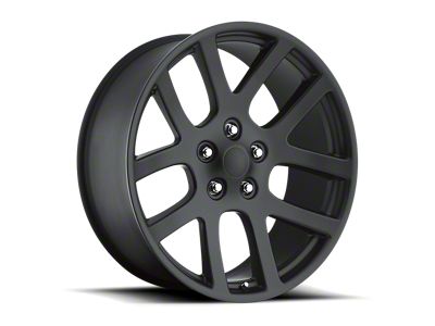 PR107 Matte Black Wheel; 20x9 (06-10 RWD Charger)
