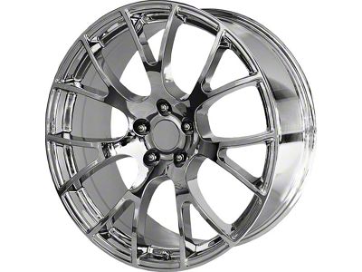 PR161 Chrome Wheel; 22x9.5 (06-10 RWD Charger)