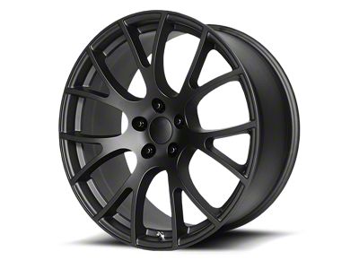 PR161 Matte Black Wheel; 20x9 (06-10 RWD Charger)