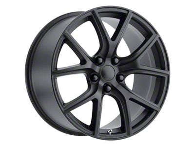 PR181 Satin Black Wheel; 20x9; 20mm Offset (06-10 RWD Charger)