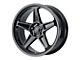 PR186 Gloss Black Wheel; Rear Only; 20x10.5 (06-10 RWD Charger)