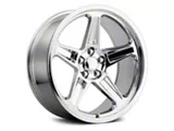 SRT Demon Style Chrome Wheel; Rear Only; 20x10.5; 22mm Offset (06-10 RWD Charger)