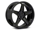 SRT Demon Style Gloss Black Wheel; Rear Only; 20x10.5; 25mm Offset (06-10 RWD Charger)