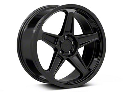 SRT Demon Style Gloss Black Wheel; Rear Only; 20x10.5; 25mm Offset (06-10 RWD Charger)