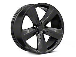 SRT8 Style Black Wheel; 20x9; 20mm Offset (06-10 RWD Charger)