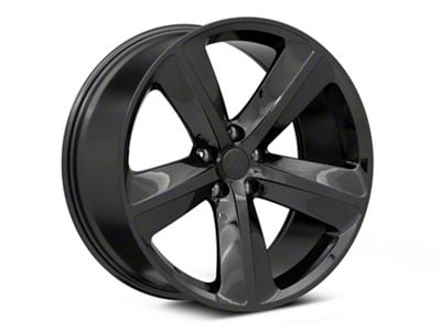 SRT8 Style Black Wheel; 20x9 (06-10 RWD Charger)