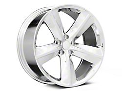 SRT8 Style Chrome Wheel; 20x9; 20mm Offset (06-10 RWD Charger)