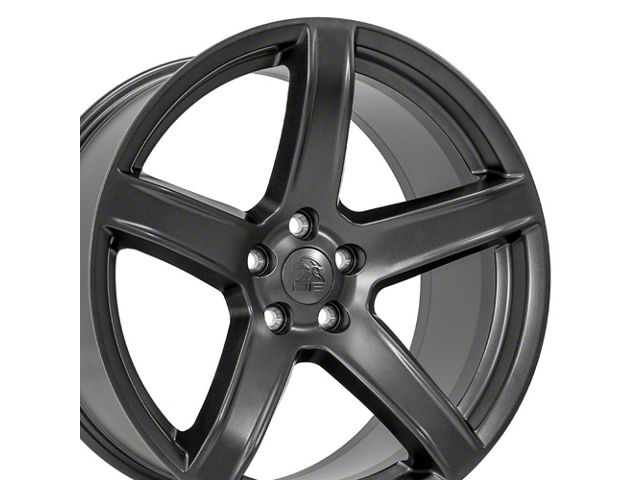 SRT8 Style Satin Gunmetal Wheel; 20x9.5 (06-10 RWD Charger)