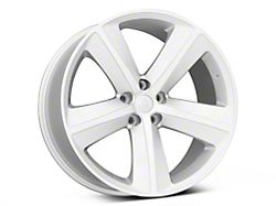 SRT8 Style Silver Wheel; 20x9; 20mm Offset (06-10 RWD Charger)