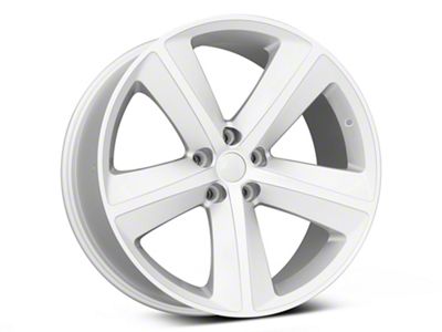 SRT8 Style Silver Wheel; 20x9; 20mm Offset (06-10 RWD Charger)