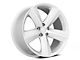 SRT8 Style Silver Wheel; 20x9 (06-10 RWD Charger)