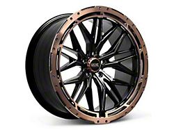 585 Black with Bronze Ring Wheel; 20x9.5; 35mm Offset (10-15 Camaro, Excluding Z/28)