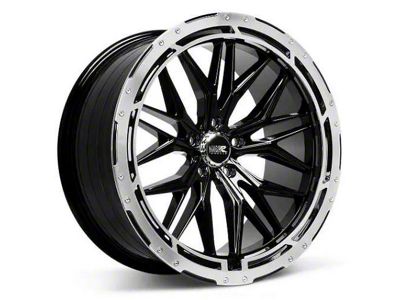585 Black with Machined Ring Wheel; 20x8.5; 35mm Offset (10-15 Camaro, Excluding Z/28 & ZL1)