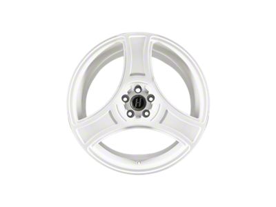 BUSHIDO MonoC White Wheel; 18x9.5; 12mm Offset (10-15 Camaro LS, LT)