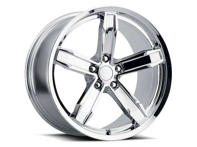 IROC-Z Style Chrome Wheel; Rear Only; 20x11 (10-15 Camaro)