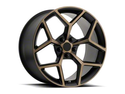 PR126 Matte Black and Bronze Wheel; 20x10 (10-15 Camaro)