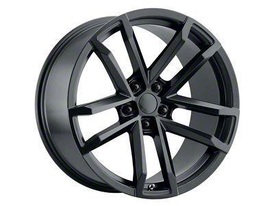 PR208 Satin Black Wheel; Rear Only; 20x10 (10-15 Camaro)