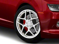 Z/28 Flow Form Style Chrome Wheel; 20x9; 27mm Offset (10-15 Camaro, Excluding Z/28 & ZL1)