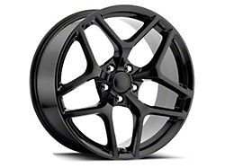 Z/28 Flow Form Style Gloss Black Wheel; 20x9; 27mm Offset (10-15 Camaro, Excluding Z/28 & ZL1)